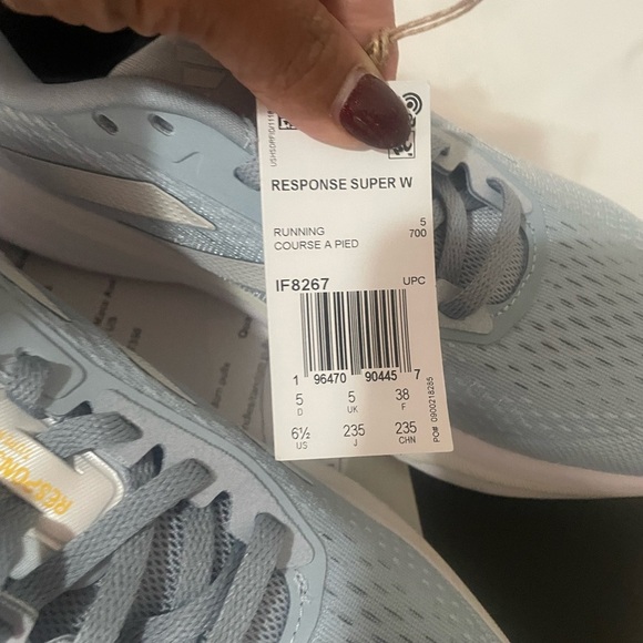 Adidas' Light Blue and White Sneakers - Picture 7 of 11